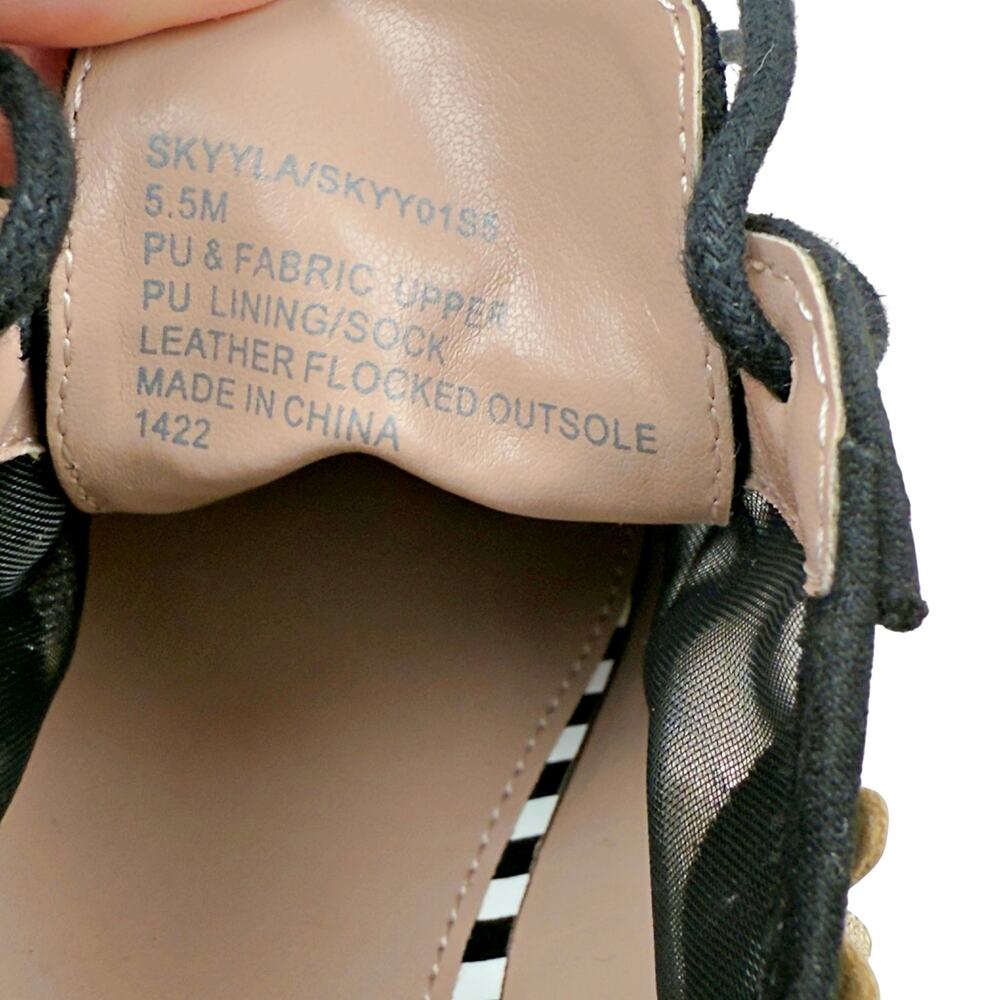 NWOT Betsey Johnson Skylla Lace-Up Embellished Oxfords - Picture 6 of 7